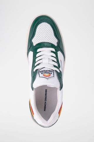 Baskets en cuir Rainbow - Vert