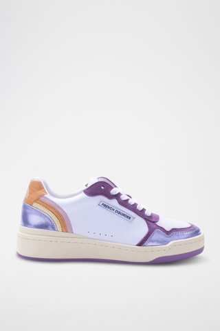 Baskets en cuir Rainbow - Violet