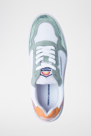 Baskets en cuir Rainbow - Blanc