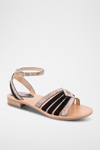 Sandales en cuir Aretha - Noir