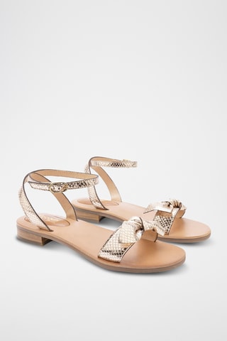 Sandales en cuir Bonnie - Doré