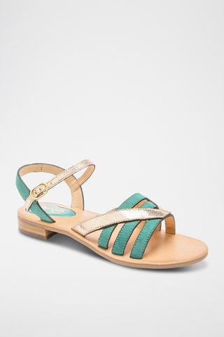 Sandales en cuir Barbra - Vert