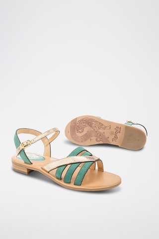 Sandales en cuir Barbra - Vert