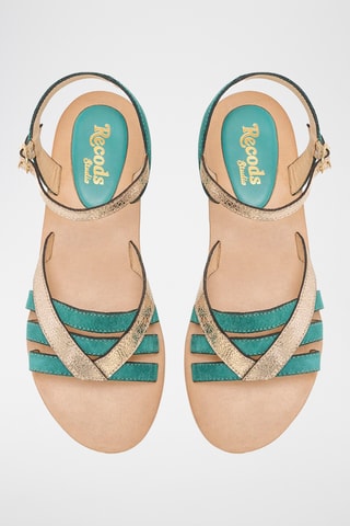 Sandales en cuir Barbra - Vert