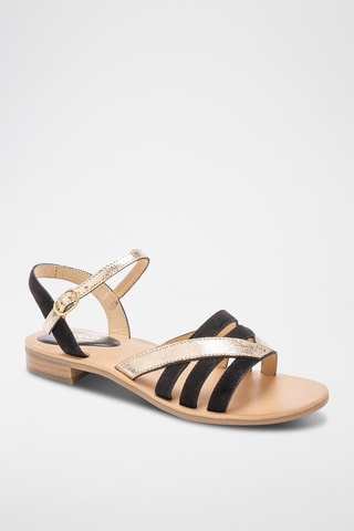 Sandales en cuir Barbra - Noir