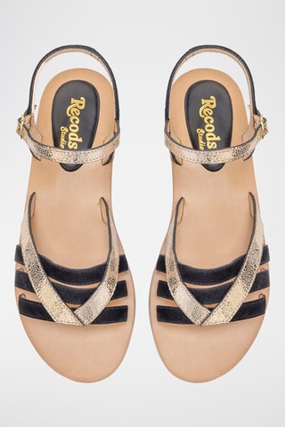 Sandales en cuir Barbra - Noir