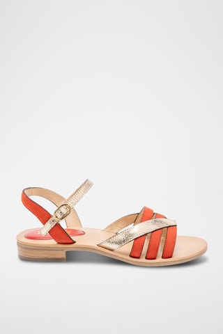 Sandales en cuir Barbra - Orange
