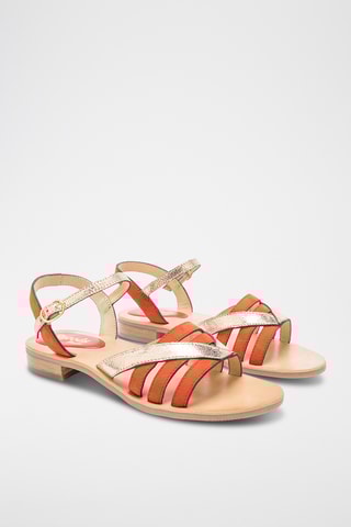 Sandales en cuir Barbra - Orange