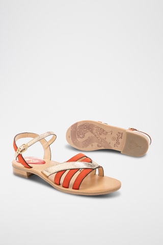 Sandales en cuir Barbra - Orange