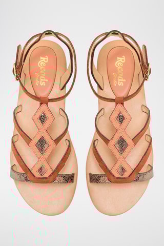 Sandales en cuir Janis - Marron