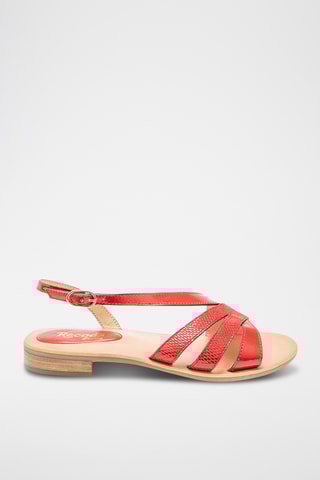 Sandales vernies en cuir Joan - Rouge