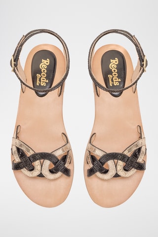 Sandales en cuir Marlena - Noir