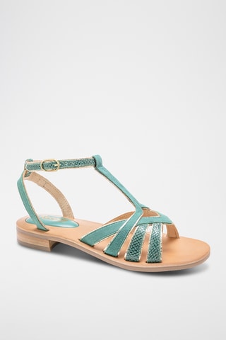 Sandales en cuir Patty - Vert