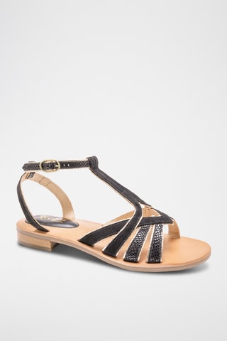 Sandales en cuir Patty - Noir