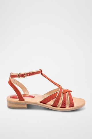 Sandales en cuir Patty - Orange