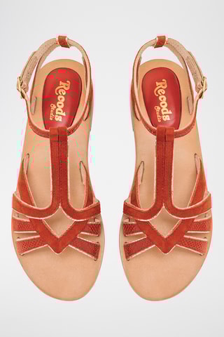 Sandales en cuir Patty - Orange