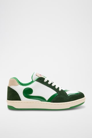 Baskets en cuir Cyndi - Vert