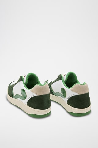 Baskets en cuir Cyndi - Vert