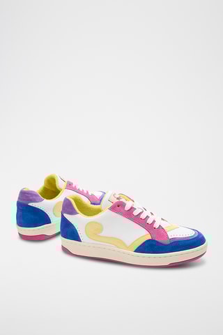 Baskets en cuir Cyndi - Fuchsia