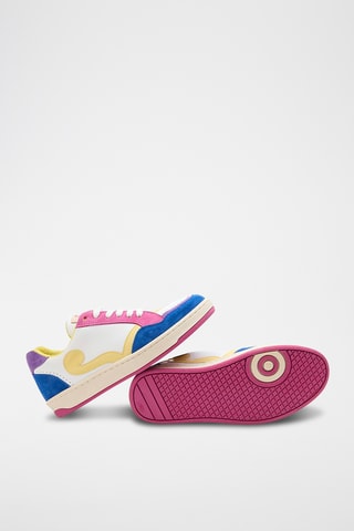 Baskets en cuir Cyndi - Fuchsia