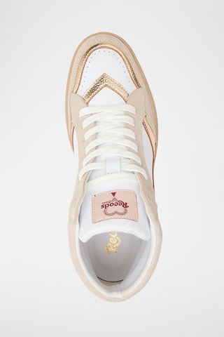 Baskets montantes en cuir Debbie - Blanc