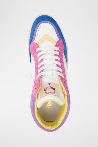 Baskets montantes en cuir Debbie - Fuchsia