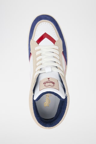 Baskets montantes en cuir Debbie - Blanc