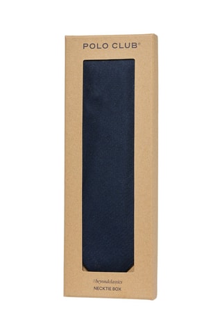 Zijden Stropdas - Marineblauw