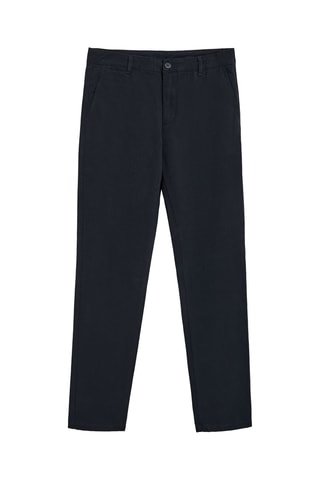 Chino regular fit - Marineblauw