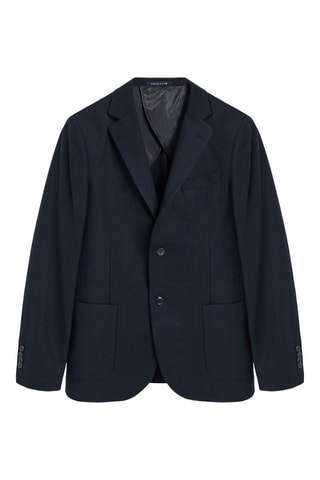 Wollen Jasje - Marineblauw