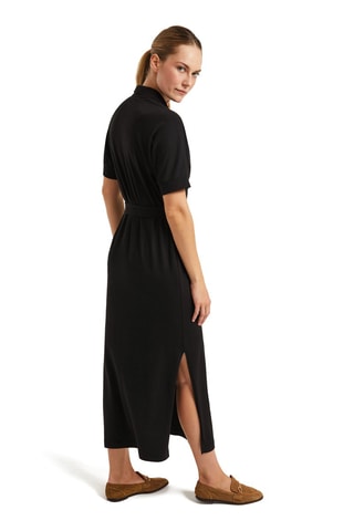 Polo-jurk - Zwart