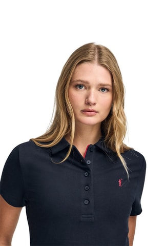 Polo-jurk - Marineblauw