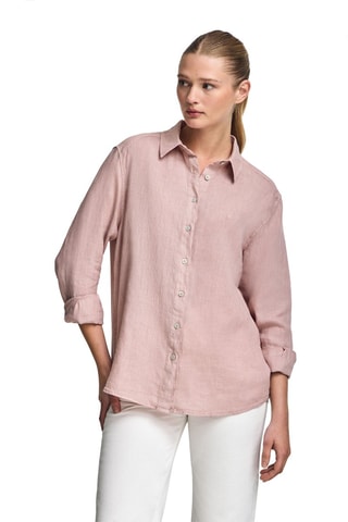 Linnen Blouse - Roze
