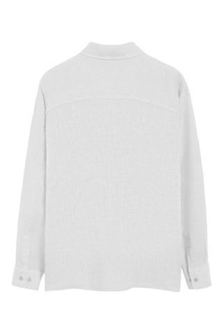 Linnen Blouse Relaxed - Wit