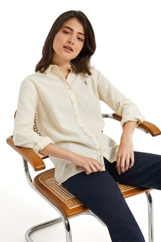 Linnen Blouse - Geel