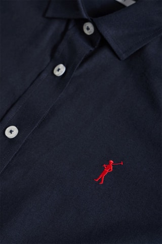 Blouse Regular Fit - Marineblauw