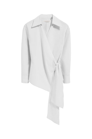 Geknoopte Blouse - Wit