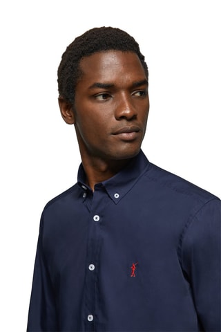 Overhemd Regular Fit - Marineblauw