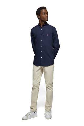 Overhemd Regular Fit - Marineblauw