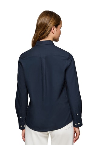 Blouse Regular Fit - Marineblauw