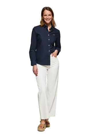 Blouse Regular Fit - Marineblauw