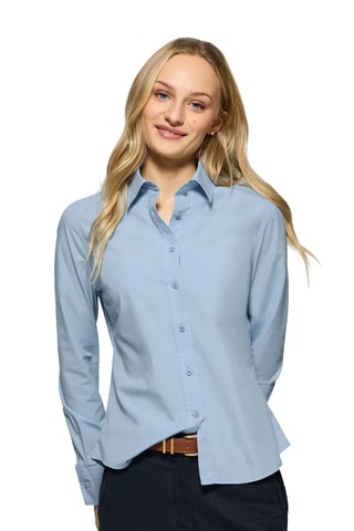 Blouse Slim Fit - Hemelsblauw