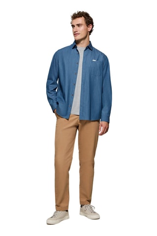 Overhemd Regular Fit - Blauw