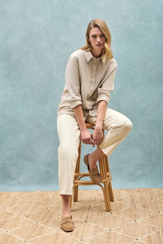 Linnen Blouse - Beige