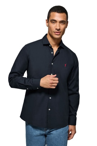 Overhemd Slim Fit - Zwart