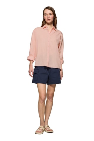 Linnen Blouse Relaxed - Zalmkleurig