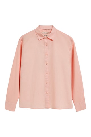 Linnen Blouse Relaxed - Zalmkleurig