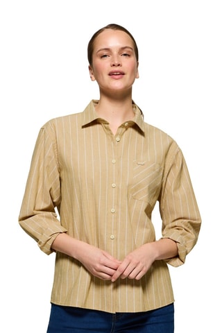 Blouse relaxed - Mosterdgeel