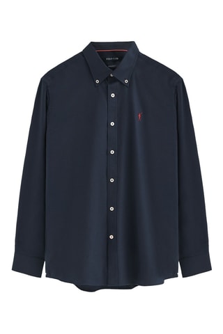 Overhemd Regular Fit - Marineblauw