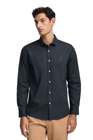 Overhemd Slim Fit - Marineblauw